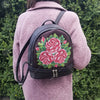 Backpack for embroidery with beads kit "Roses"