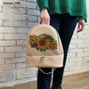 Backpack for embroidery with beads kit "Sunflowers"