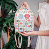 Backpack for embroidery with beads kit "Оwls"