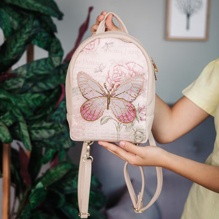 Backpack for embroidery with beads kit "Butterfly"