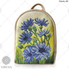 Backpack for embroidery with beads kit "Cornflowers"