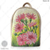 Backpack for embroidery with beads kit "Pink flowers"