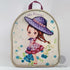 Bead embroidery kit for a backpack "Little lady"