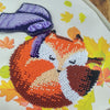 Bead embroidery kit for a backpack "Fox"