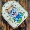 Bead embroidery kit for a backpack "Fashionable dog"