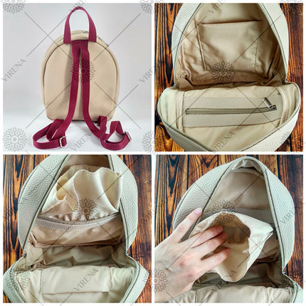 Bead embroidery kit for a backpack "Beautiful girl"