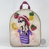 Bead embroidery kit for a backpack "Beautiful girl"