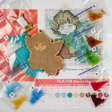 DIY Christmas tree toy kit "Angel"
