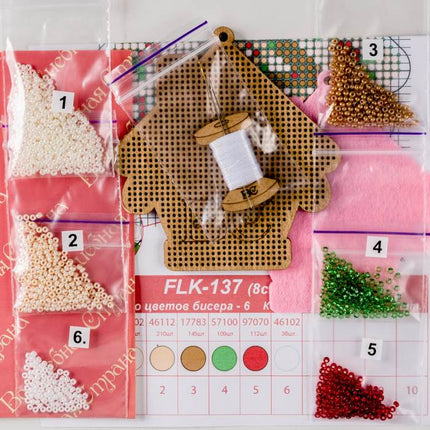 DIY Christmas tree toy kit "Christmas House"