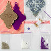 DIY Christmas tree toy kit "Purple icicle"