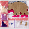 DIY Christmas tree toy kit "Purple Bear"