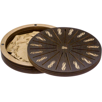 Box for handicraft + 17 bobbins