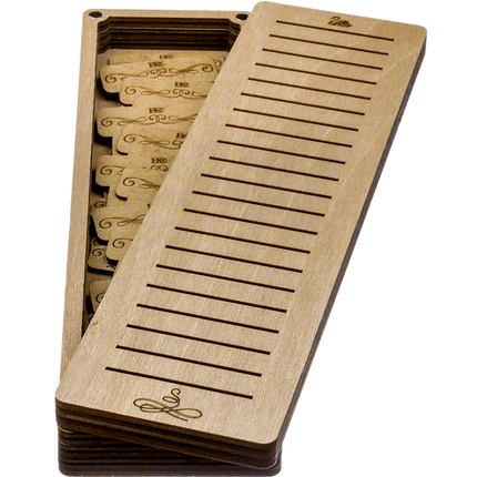 Box for handicraft + 23 bobbins FLZB(N)-043