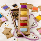 Box for handicraft + 23 bobbins FLZB(N)-043
