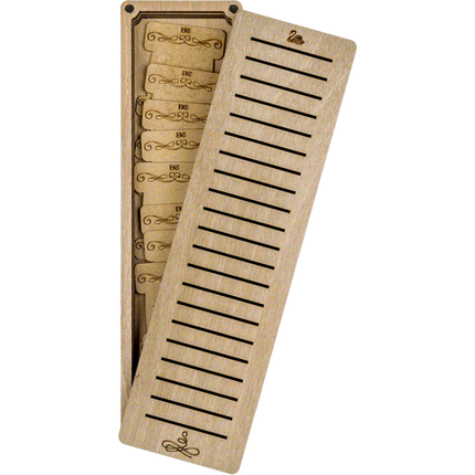 Box for handicraft + 23 bobbins FLZB(N)-043