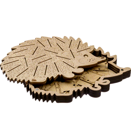 Box for handicraft + 26 bobbins "Hedgehog"