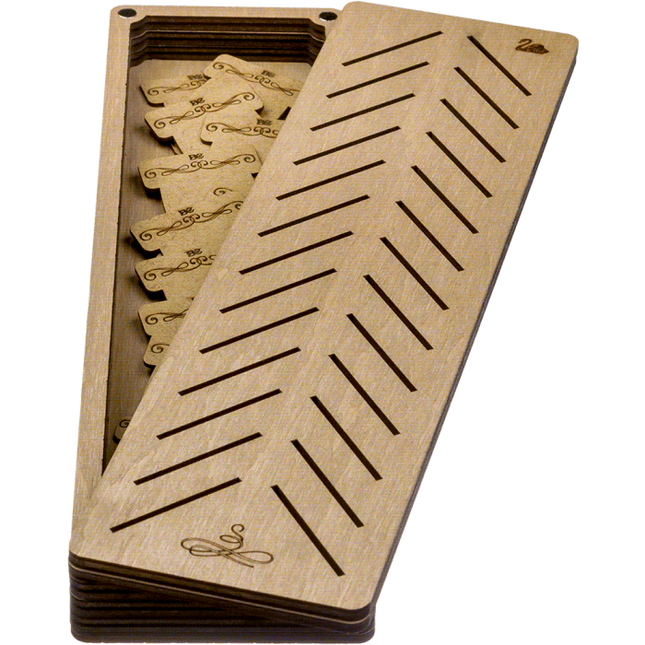Box for handicraft + 28 bobbins FLZB(N)-041