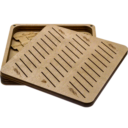 Box for handicraft + 32 bobbins FLZB(N)-061