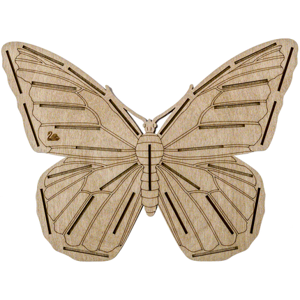 Box for handicraft + 33 bobbins "Butterfly"
