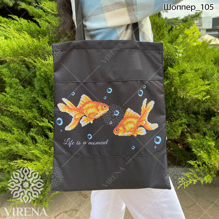 DIY kit for shopper bag kit "Goldfish"