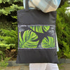 DIY kit for shopper bag kit "Monstera"