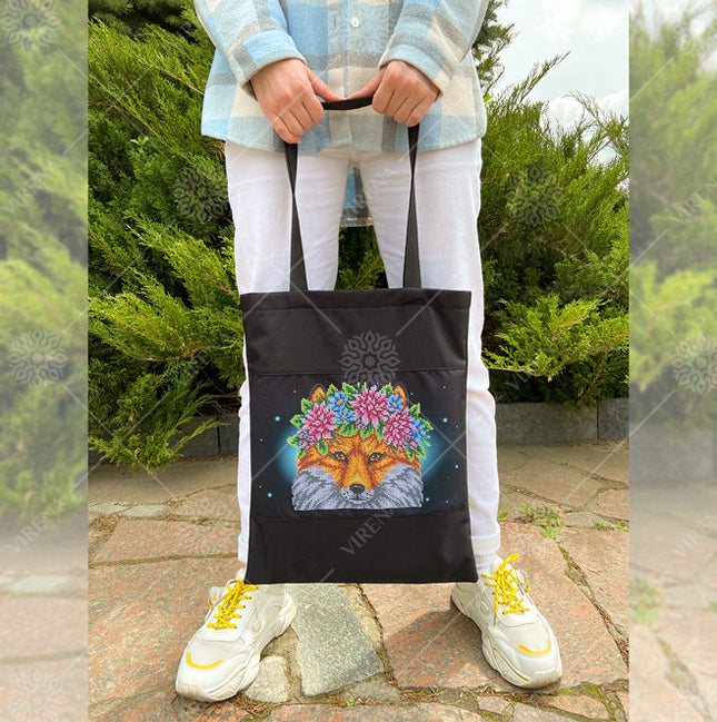 DIY kit for shopper bag kit "Fox"