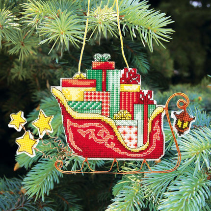 DIY Cross stitch kit "Christmas toys"