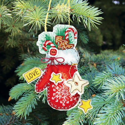 DIY Cross stitch kit "Christmas toys"