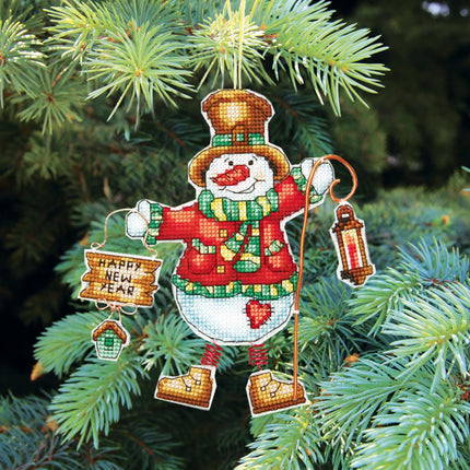 DIY Cross stitch kit "Christmas toys"
