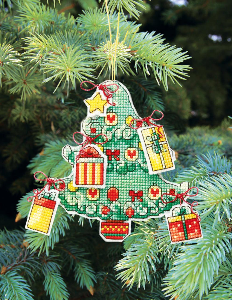 DIY Cross stitch kit "Christmas toys"