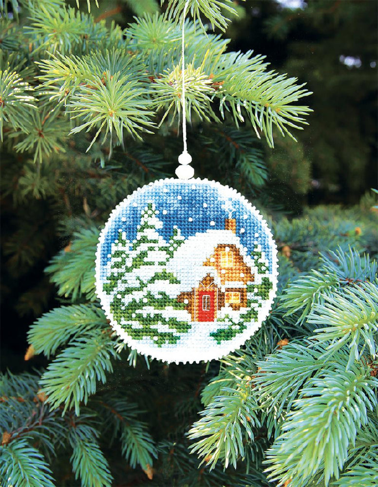 DIY Cross stitch kit "Winter evening"