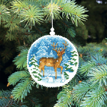 DIY Cross stitch kit "Winter evening"