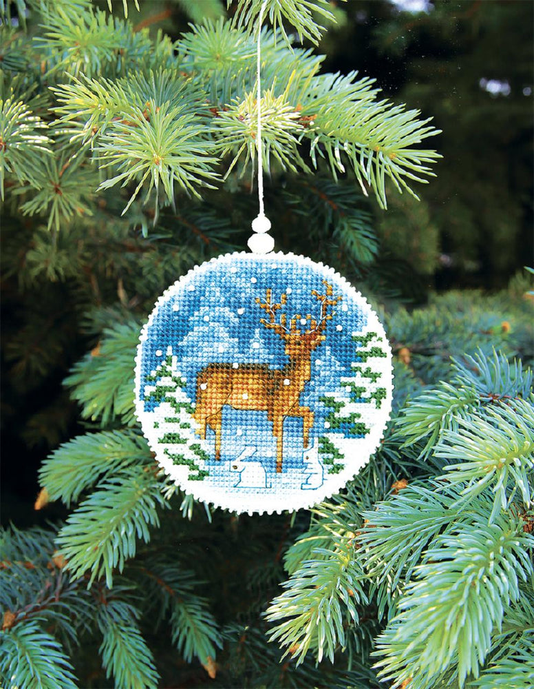 DIY Cross stitch kit "Winter evening"