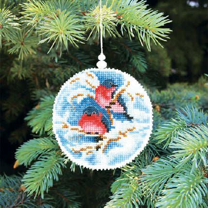 DIY Cross stitch kit "Winter evening"