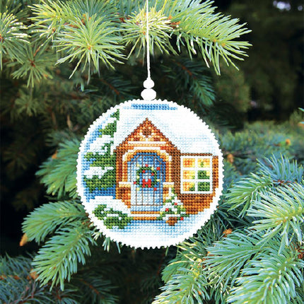 DIY Cross stitch kit "Winter evening"