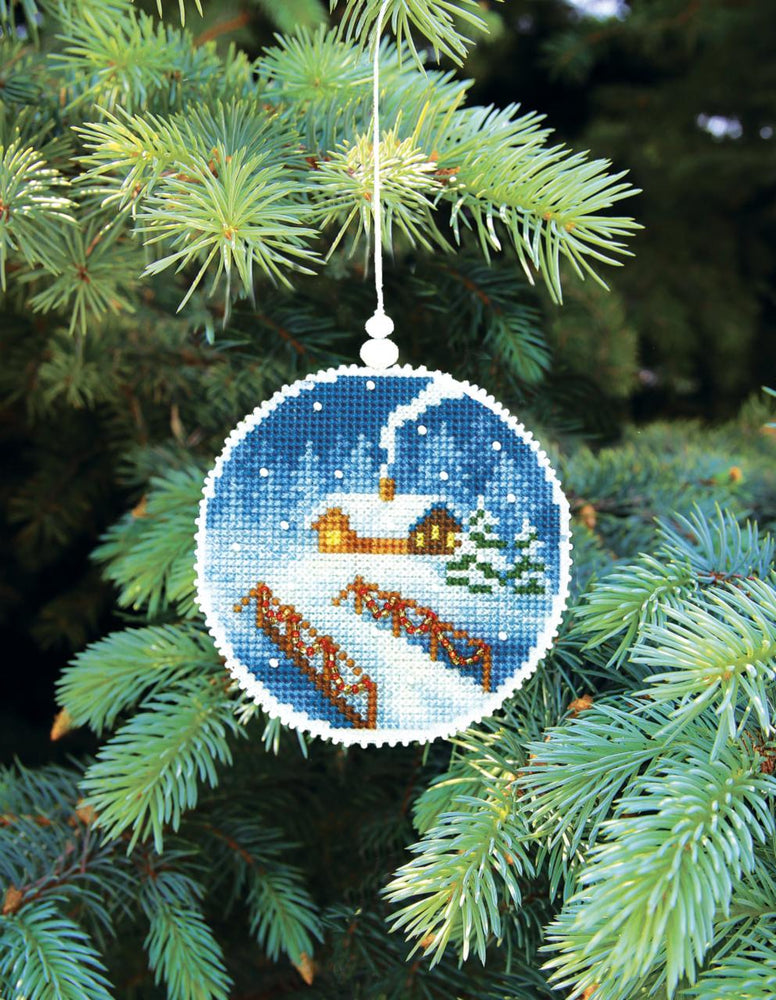 DIY Cross stitch kit "Winter evening"