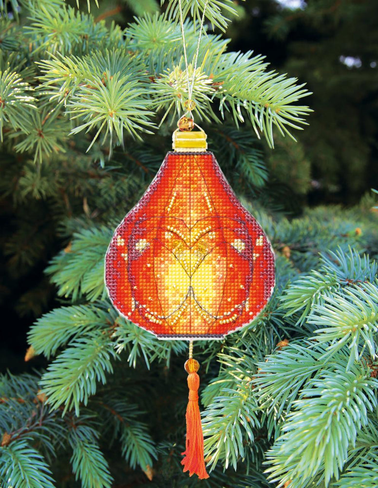 DIY Cross stitch kit "Colorful lanterns"