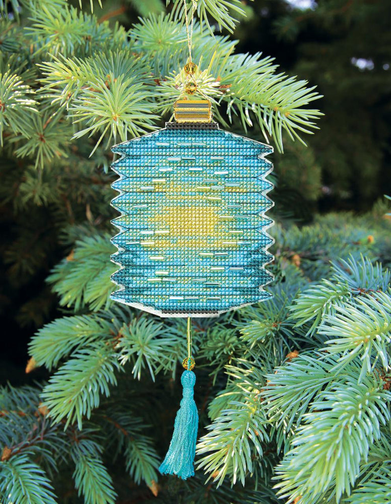 DIY Cross stitch kit "Colorful lanterns"
