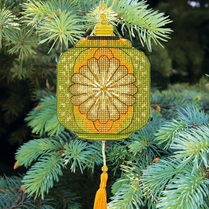 DIY Cross stitch kit "Colorful lanterns"