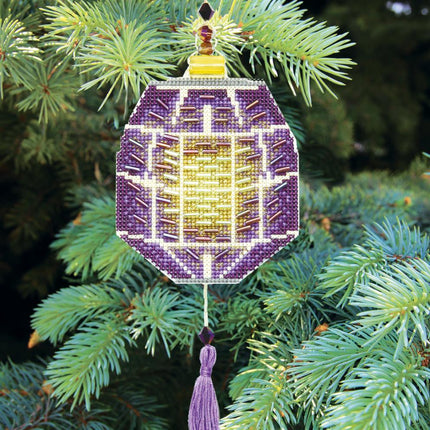 DIY Cross stitch kit "Colorful lanterns"