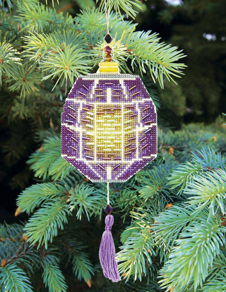 DIY Cross stitch kit "Colorful lanterns"