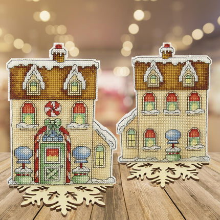 DIY Cross stitch kit "Fairy Tale. Gingerbread House"