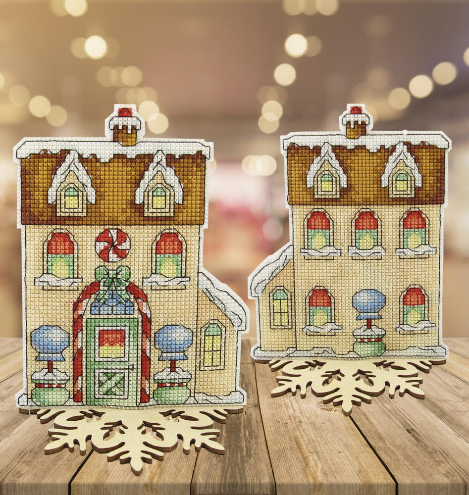 DIY Cross stitch kit "Fairy Tale. Gingerbread House"