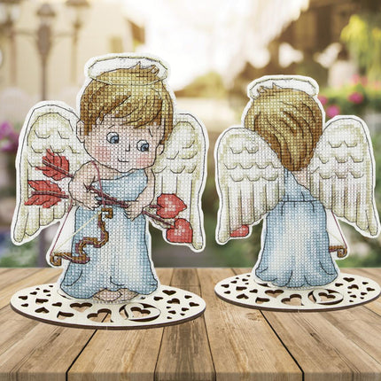 DIY Cross stitch kit "Valentine's Day. Angel"