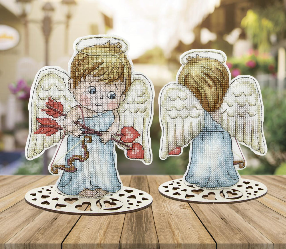 DIY Cross stitch kit "Valentine's Day. Angel"