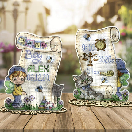 DIY Cross stitch kit "Happy Events"