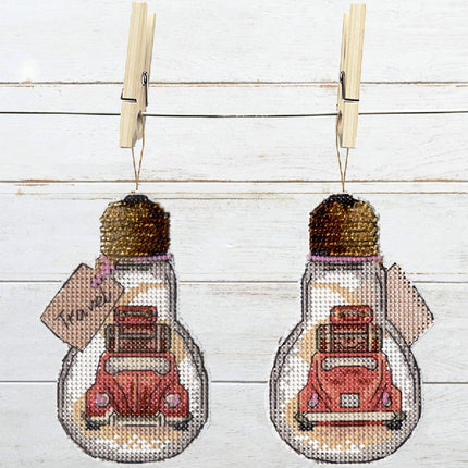 DIY Cross stitch kit "Travel"