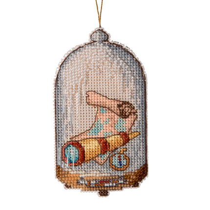 DIY Cross stitch kit "In search of treasures"