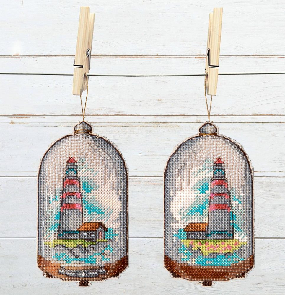 DIY Cross stitch kit "In search of treasures"