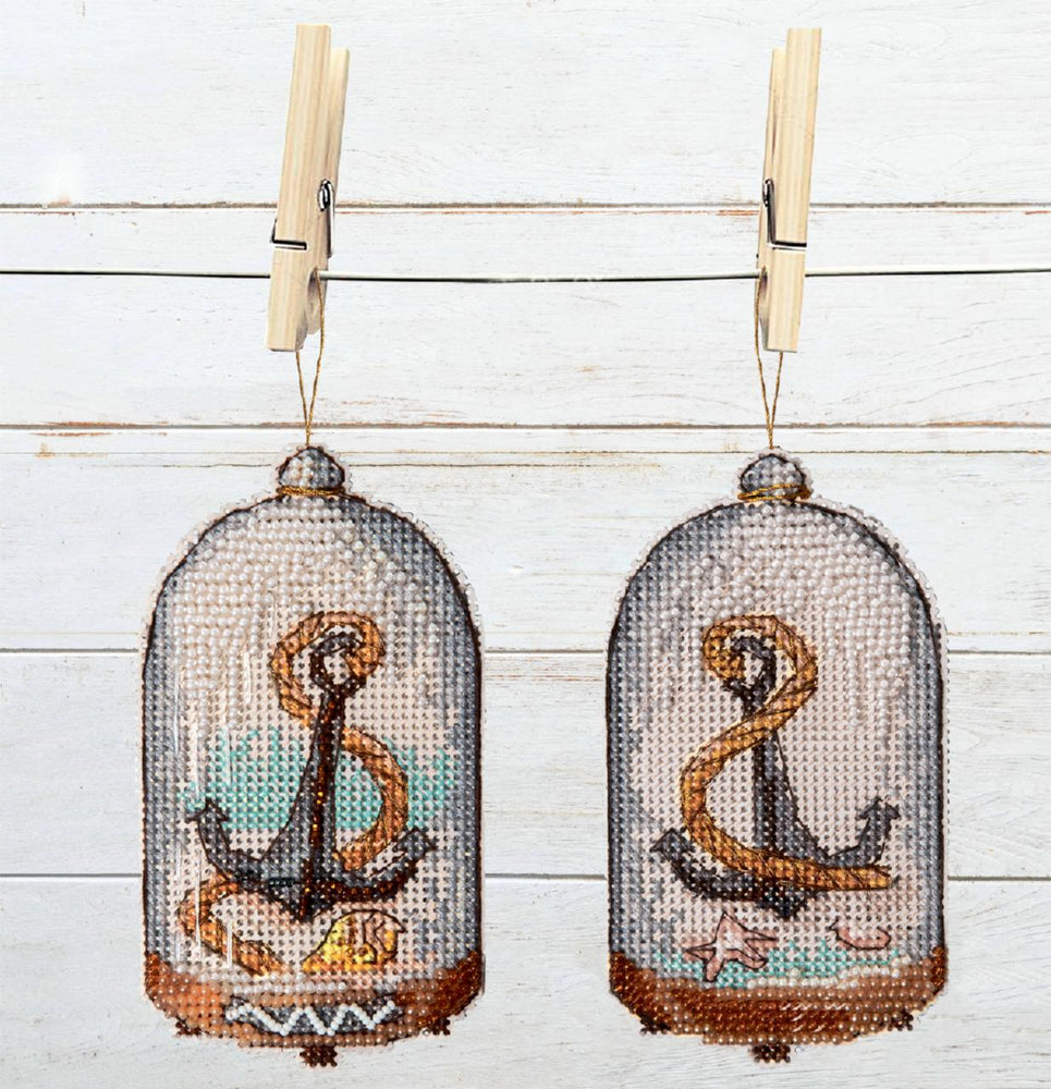 DIY Cross stitch kit "In search of treasures"